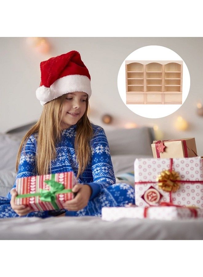 Yiphates 1:12 Dollhouse Mini Bookcase Display Shelf Bookshelf Locker Doll House Decor Dollhouse Furniture Accessories - Image 4