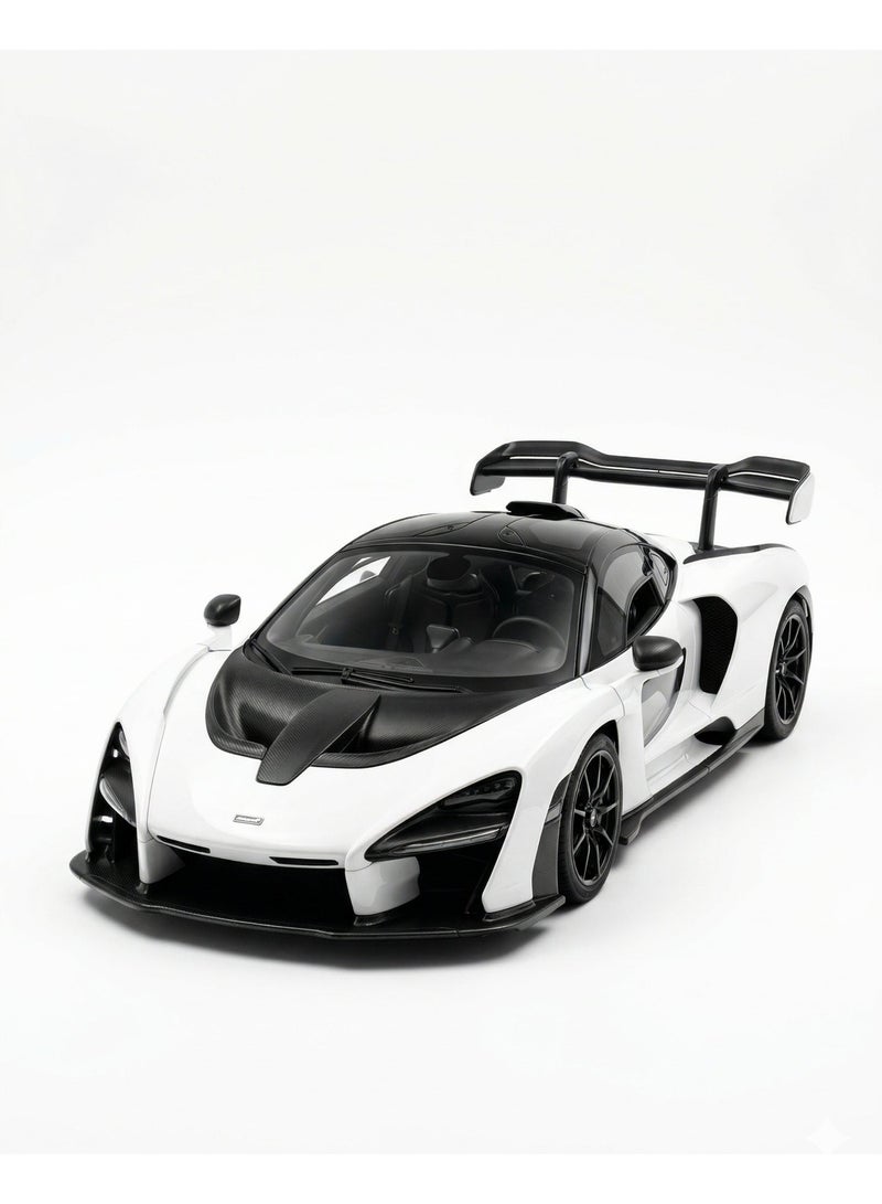 مكلارين McLaren Senna 1:24 Diecast Model Car – Rechargeable Smoke & Light Effects  - Assorted - 01 Pcs - Image 3