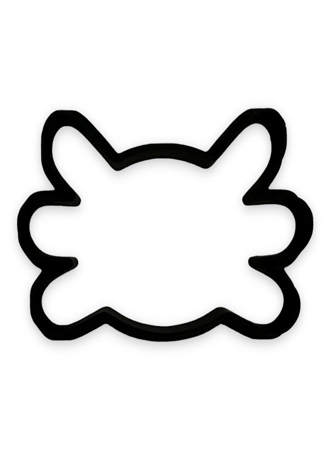 Bundle of Fun قطاعة بسكويت على شكل رأس سمندل مائي بتصميم سهل الضغط (4.5 بوصة) - Image 1