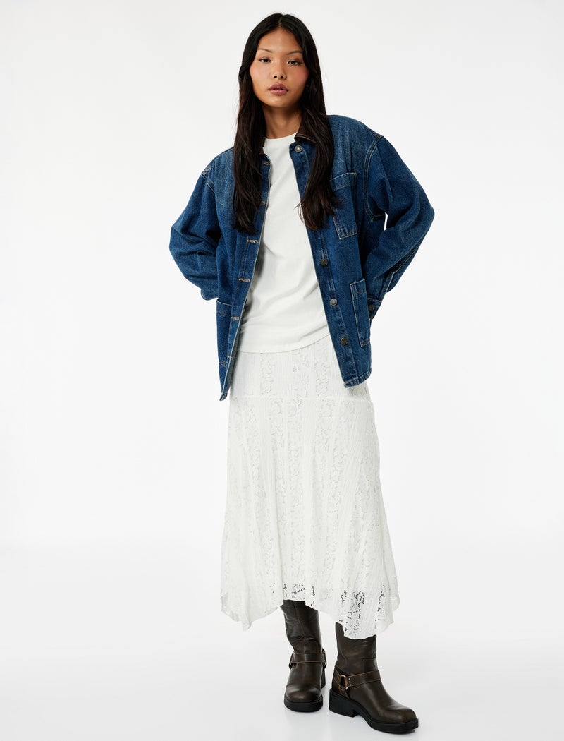 KOTON Midi Skirt - Image 2