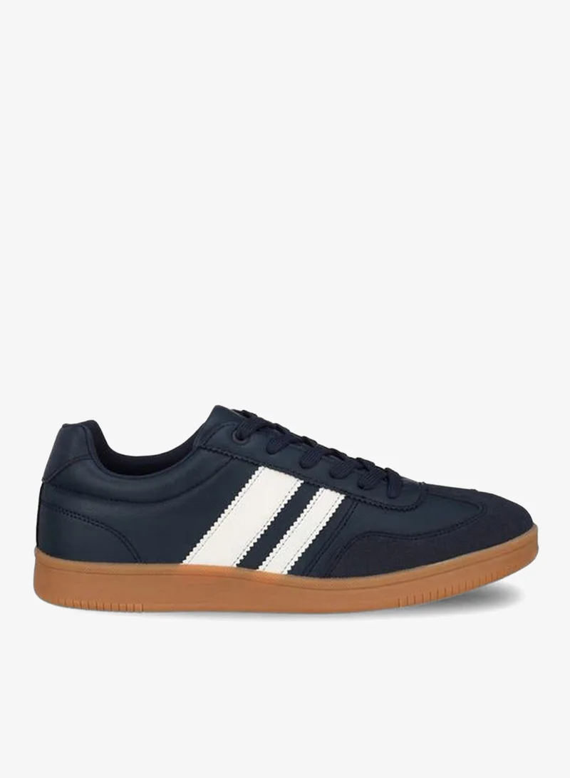 LBL By Shoexpress Men Striped Lace-Up Ankle Sneakers