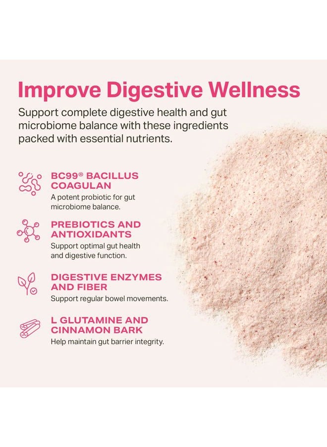 PROPER , The Pinks Digestion and Bloat Relief. Drink Mix with Gut Health Probiotics, Prebiotics, Beet Root & Enzymes for Digestive Support. Bloating and Microbiome Supplement for Women and Men - Image 4