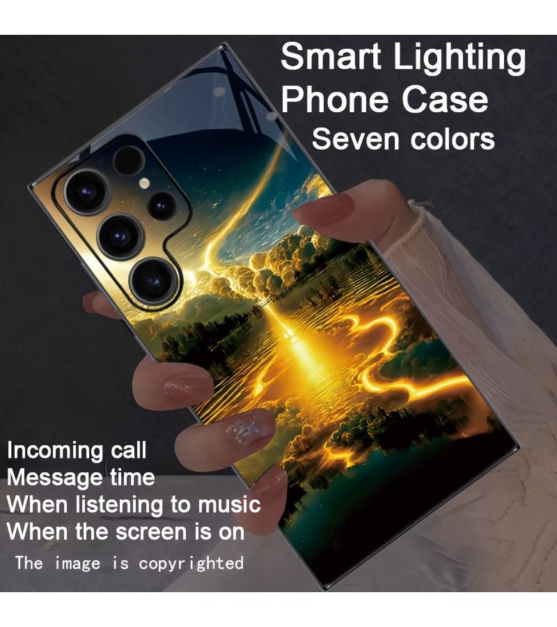 Golden River Light And Shadow Voice Controlled Case For Xiaomi Redmi 13C 5G - Image 3