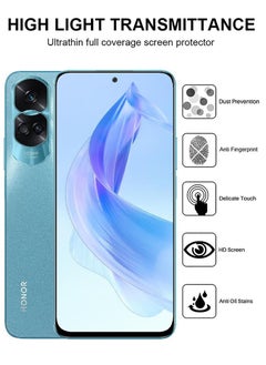 Waldic 2 Pack Tempered Glass Screen Protector For Honor 90 Lite 5G - Black  - Image 3
