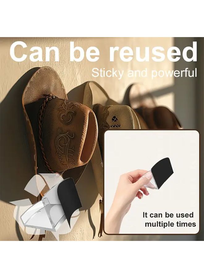 1pc Heavy Duty No Drill Adhesive Hooks Waterproof Anti Slip Wall Mounted Hangers - Image 5