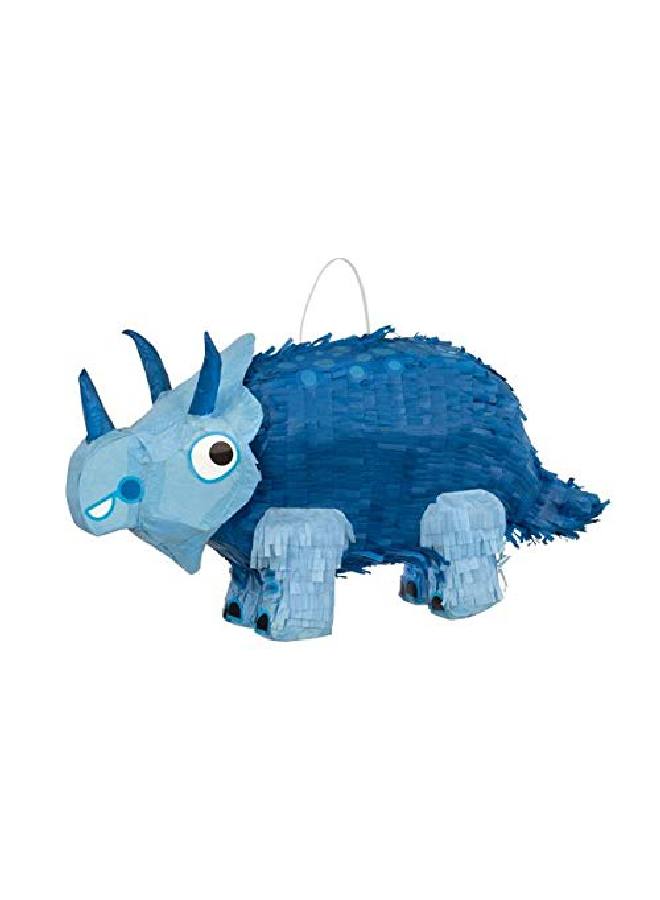 Unique Blue 3D Triceratops Pinata 1 Pc - Image 1