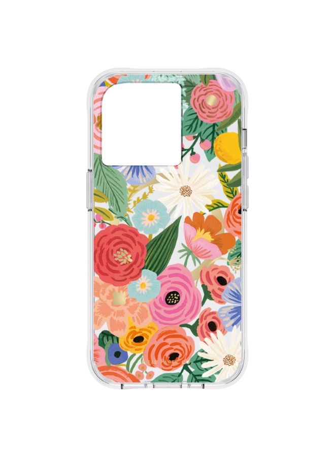Rifle Paper Co. RIFLE PAPER CO. iPhone 14 Pro - Garden Party Blush with Magsafe  - Image 1
