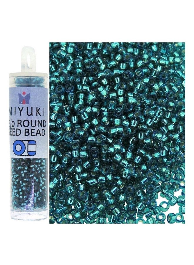 Miyuki خرز دائري بحجم 15 0 8.2G لون تركوازي - Image 2