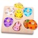 Waybla Easter Basket Stuffers EasterThemed Wooden Peg Puzzle for Toddlers 13 Years Montessori Educational Toy and Learning Activity - Image 3