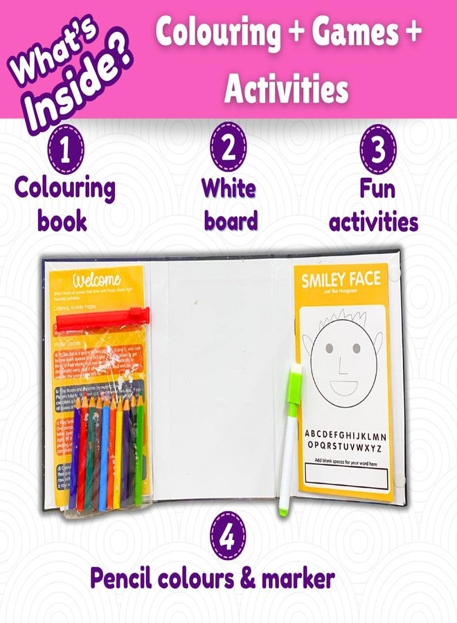 CocoMoco Kids Solar Theme Colouring Kit for Kids 6-12 | Art and Craft Kit for Girls 9-12 | Drawing, Games Activity Set | Return Gifts for Kids Birthday Party | Gift for Boys & Girls (Pack of 5) - Image 2