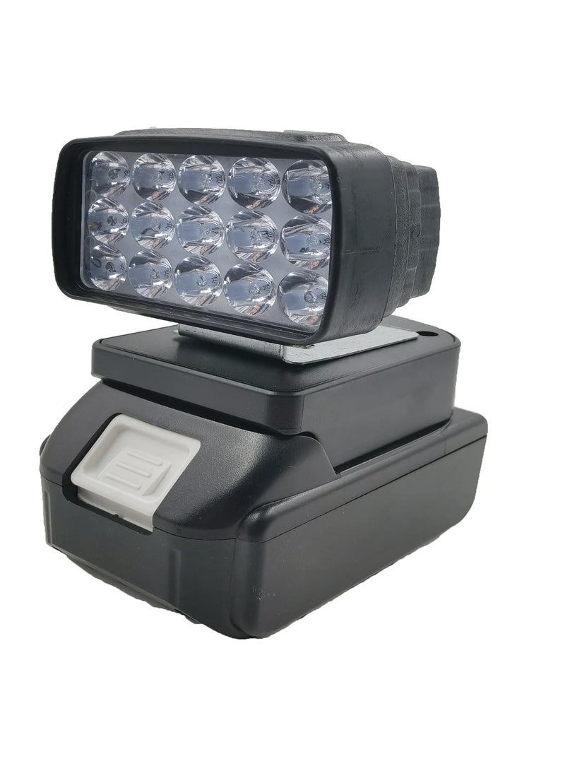 AROAQ Work Lights for Makita 18V Li-ion Battery: Portable 15 LED Lamps with USB Charger Switch Heavy Duty Outdoor Work Light (Batter not included) - Image 3