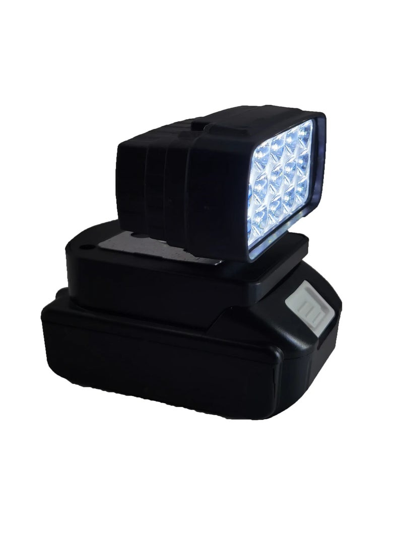 AROAQ Work Lights for Makita 18V Li-ion Battery: Portable 15 LED Lamps with USB Charger Switch Heavy Duty Outdoor Work Light (Batter not included) - Image 4
