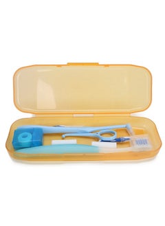 Brrnoo Oral Care Kit For Braces Portable Hygiene Set With Interdental Brush Flossortho Waxdental Floss Toothbrush Cleaning Kit  - Image 1