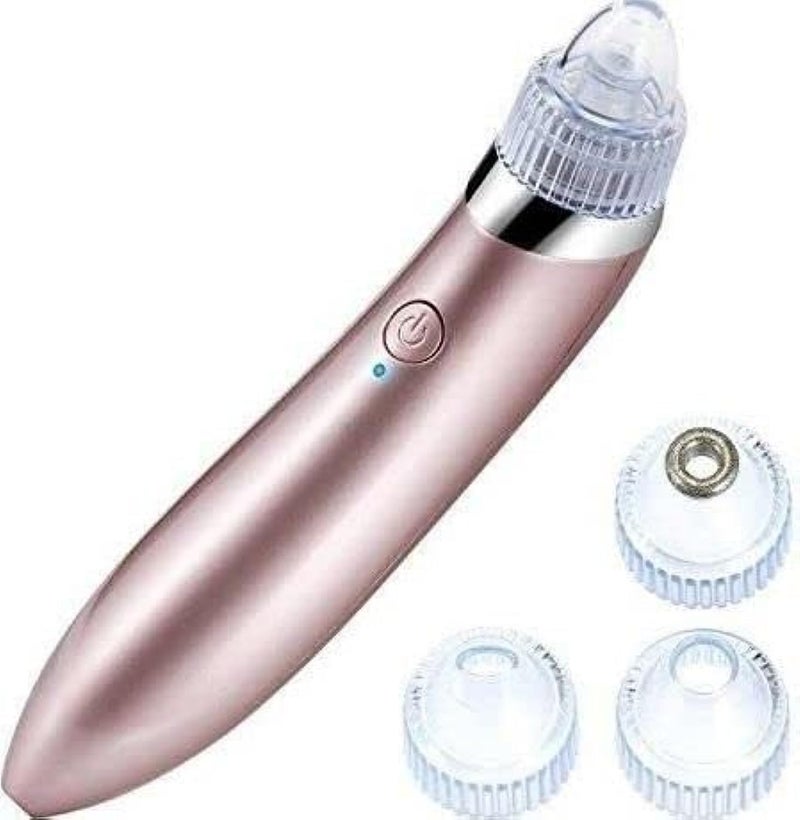 Blackhead Vacuum Acne Cleaner Pore Remover Electric Skin Facial Cleanser Care- ROSEGOLD_ with two years guarantee of satisfaction and quality