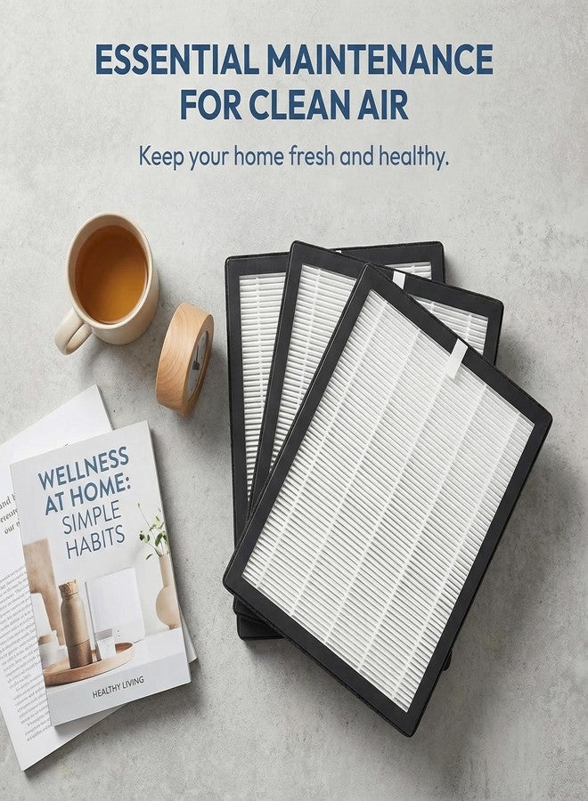 Molgoc Replacement Filter for Air Purifier,Compatible with AP380 Air Purifier,True H13,2Pack. - Image 4