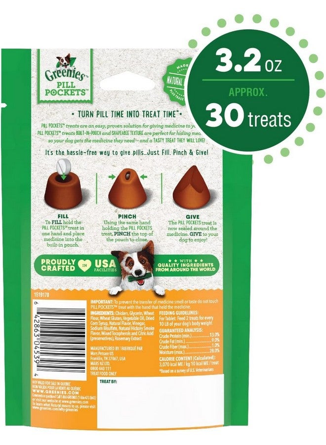 GREENIES Pill Pockets Treats for Dogs Chicken - Tablet Size 30 Count (Pack of 6) - Image 2