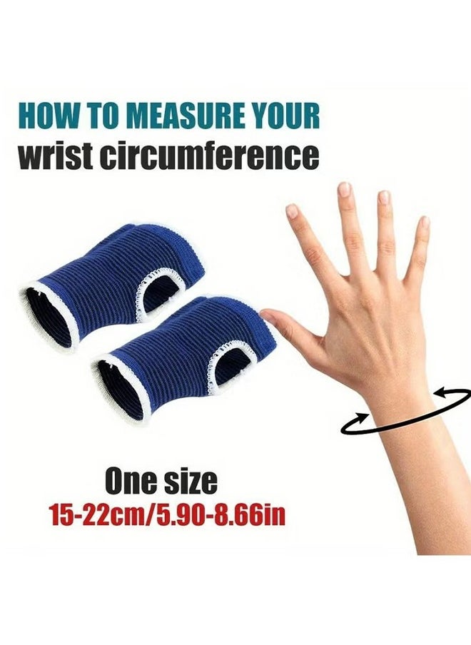 HY 1 Pair Wrist Support Hand Brace Gym Wrist Palm Protector Carpal Tunnel Tendonitis Pain Relief Sports Safety Muscle Protect Unisex  - Image 2