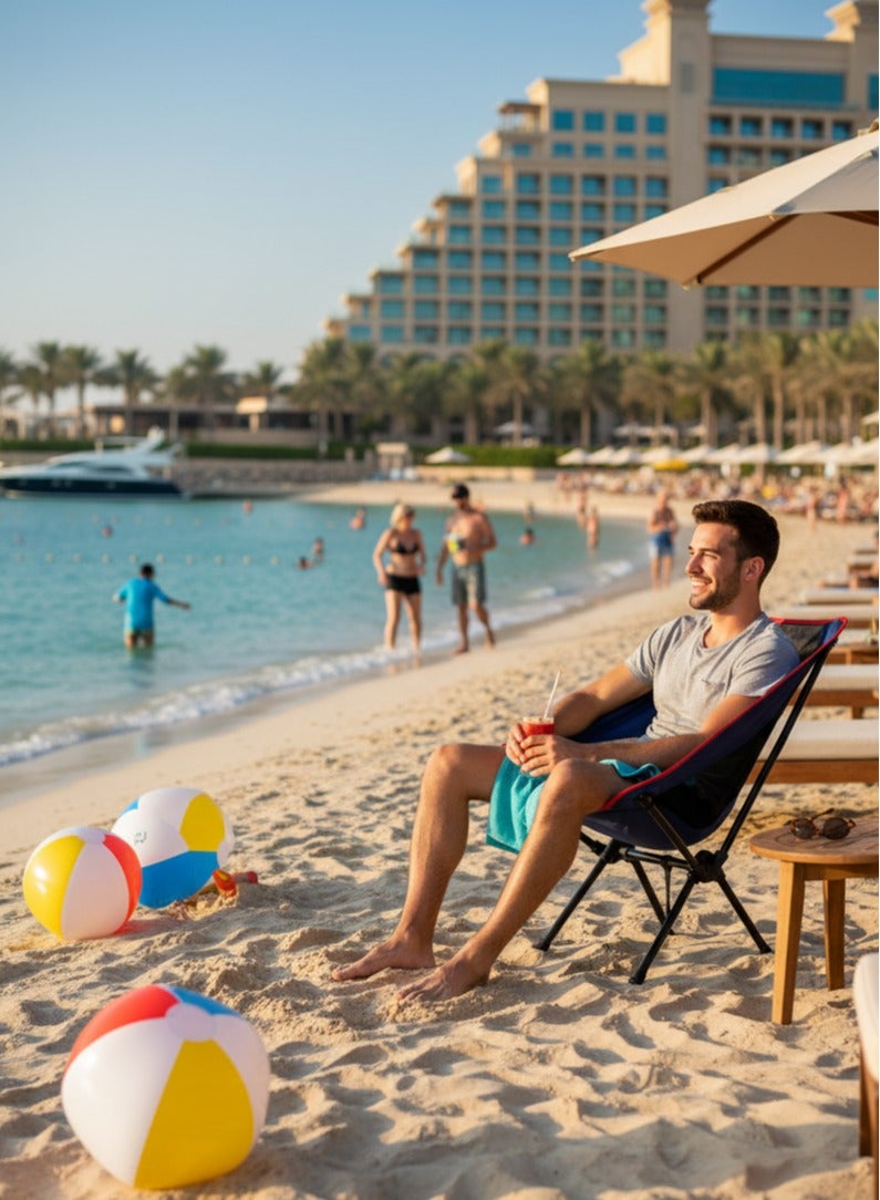 Adventure Lab Lightweight Low Back Folding Camping Chair – Portable Outdoor Foldable Chair for Beach, Picnic, Garden & Camping Trips - Image 4