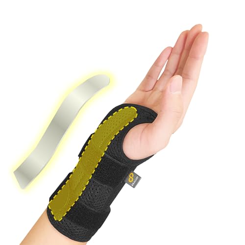 Bracoo Wrist Brace for Carpal Tunnel Day & Night, Adjustable Wrist Support Wrap with Splint, For Women Men, Fit Right Left Hand, Arthritis, Tendonitis, Sprain, Carpal Tunnel Syndrome, WB31 - Image 1