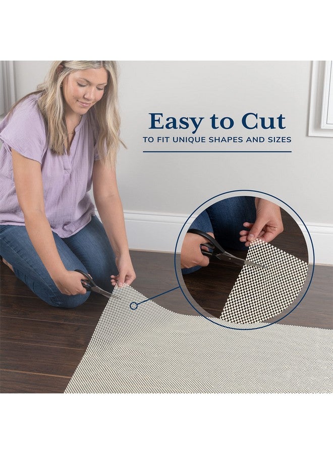 Veken 5x8 Ft Rug Pad Gripper for Hardwood Floors, Non Slip Rug Pads for Area Rugs, Thick Rug Grippers for Tile Floors, Under Carpet Anti Skid Mat, Keep Your Rugs Safe and in Place - Image 3