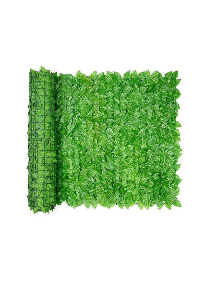 Generic - Fence Screen Privacy Hedging Wall Landscaping Green Leaf Hedge Screening(1 Pack Of 1Mx3M, Plastic, Green) - Image 1