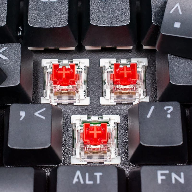 MarsHopper OUTEMU Red Switch 3-Pin Key Switch Replacemen - Cherry MX Equivalent DIY Replaceable Switches for Mechanical Gaming Keyboards(70PCS) - Image 3
