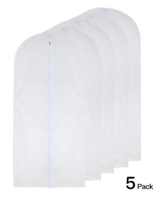 Garment Bags for Hanging Clothes 24'' x 30'',Transparent with Zipper for Shirt, Suit and Jackets, 5 packs - pzsku/ZA94D625B9367937F44C6Z/45/_/1730434183/3daa394d-c271-4fae-88bb-0629fa50d197