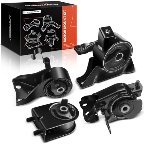A-Premium 4PCS Engine Motor Mount and Transmission Mount Set [Manual Transmission] Compatible with Mazda Protege 1999-2003, Protege5 2002-2003, L4 1.8L 2.0L, Replace# B25D39050, BL3K39070A - Image 1