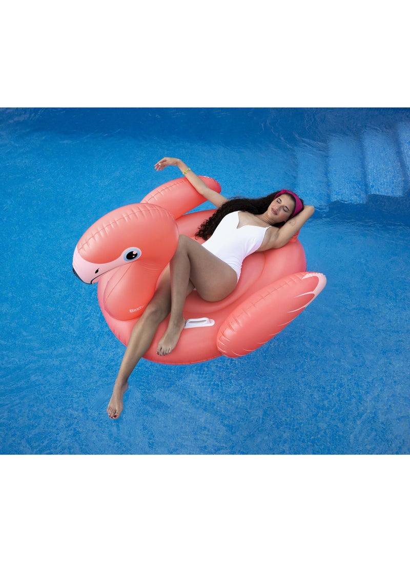 Bestway Bestway Rider Flamenco 168x120cm | Inflatable Ride-on | Pool Float | Summer Water Toy | Pool & Beach Toy  - Image 5