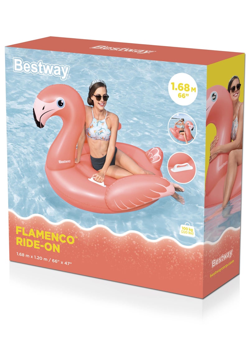 Bestway Rider Flamenco 168x120cm | Inflatable Ride-on | Pool Float | Summer Water Toy | Pool & Beach Toy - pzsku/ZA94D6ADD3662788831A9Z/45/1741601414/64f4e0e9-00e7-4a72-960c-667647ada41f