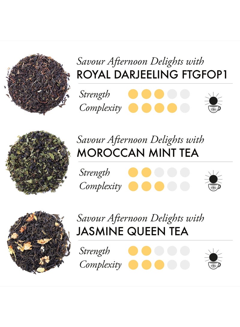 تي دبليو جاي تي مجموعة حول العالم | 6 أنواع | خلطات شاي حصرية | 30 كيس شاي قطني مخيط يدويًا | مجموعة هدايا - Image 3