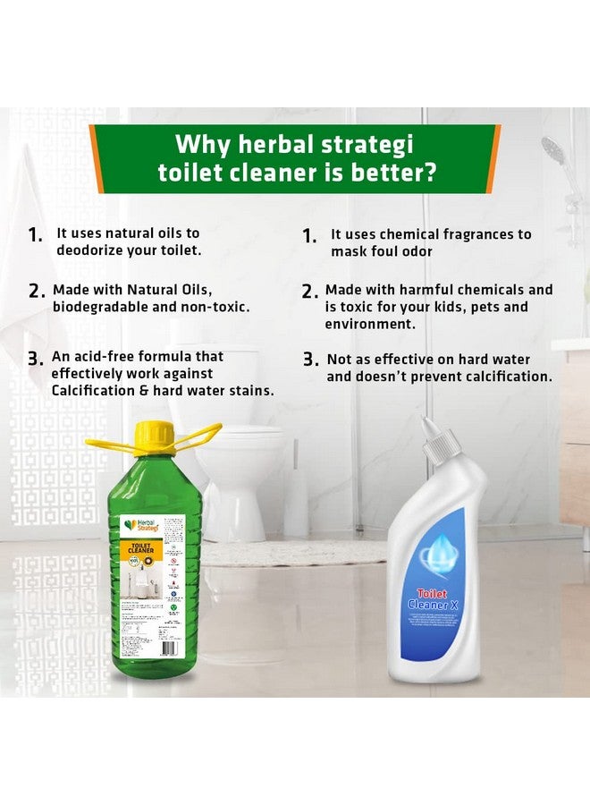 Herbal Strategi Just Mop 100% Herbal Toilet Cleaner, 2 Liters - Image 5