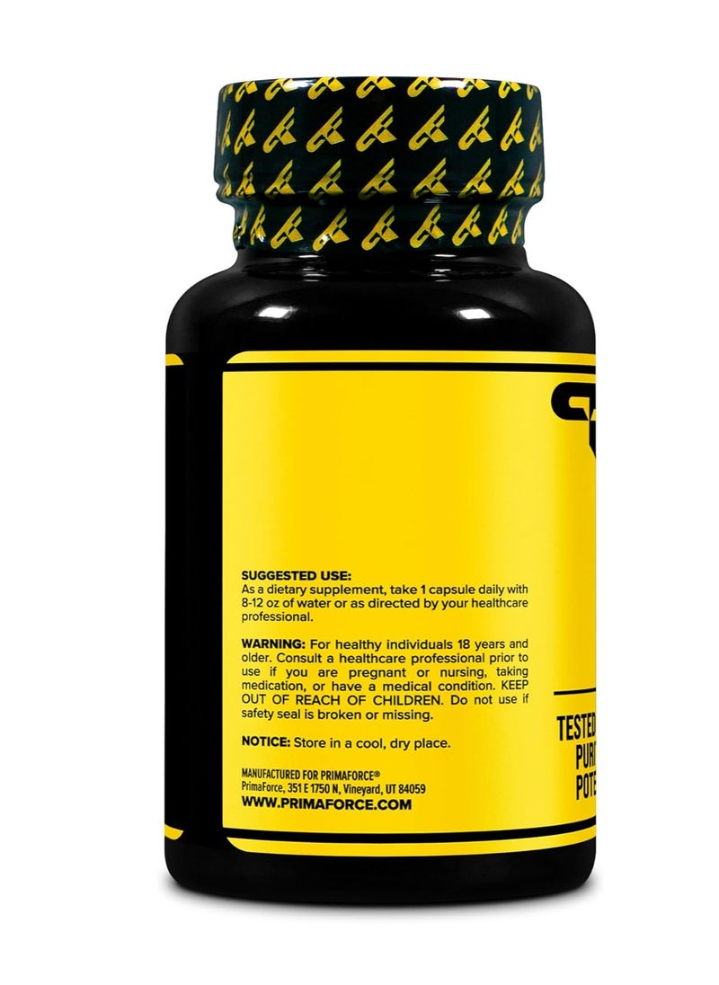 Primaforce - TUDCA (Tauroursodeoxycholic Acid) 30 Servings, 500mg Tudca Per Serving | Premium Quality Bile Salts - Gluten Free, Non-GMO Supplement - Image 1