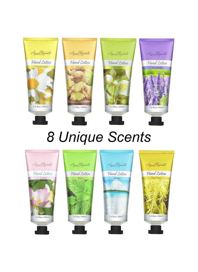 Aqua Elegante Lotion Gift Sets For Women Hand Moisturizer Set Made With Organic Shea Butter Choice Of 8 Scented Mini Lotions Pack Great Hand Care Pamper Kit And Luxury Gift Idea  - Image 4