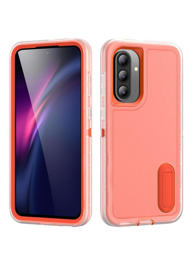 S-TOP Case For Samsung Galaxy A56 5G Rugged PC Hybrid Silicone Phone Case with Holder - Image 1