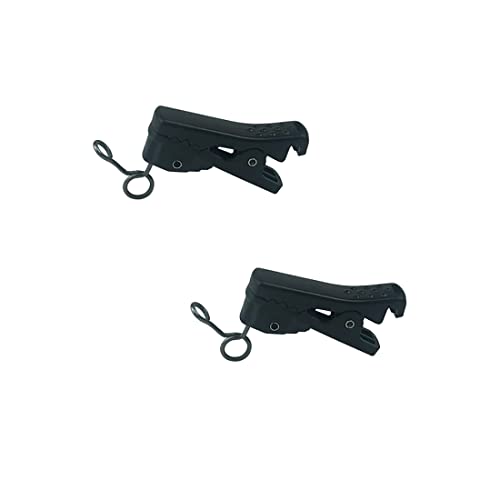 Canfon 2pcs Lapel/Lavalier Microphone ABS Tie Clip for Sanken COS-11D Deity W.Lav Pro Lavalier Mic with Diameter of 3.5-4.5mm(3.5mm) - Image 1