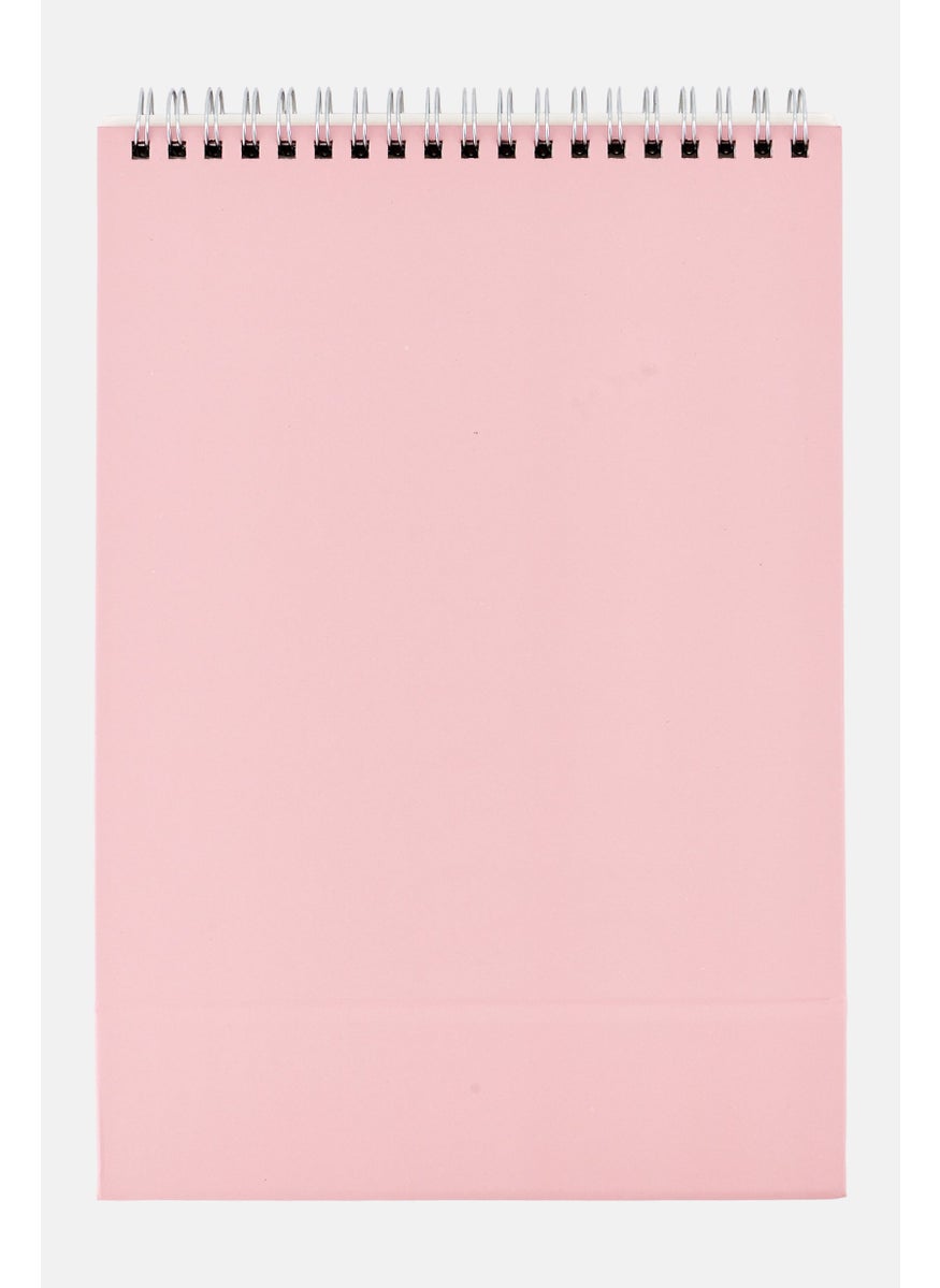 Muy Mucho Printed 2025 Binding Desk Calendar, Pink  - Image 3