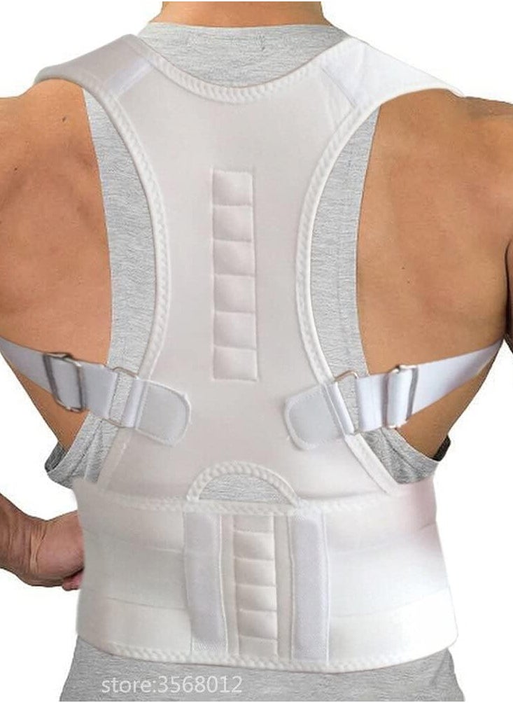 ARINA - Medical Corset Corrected Texture and Back L Size For Men And Women Comfortable White Color And No Pain - Image 1
