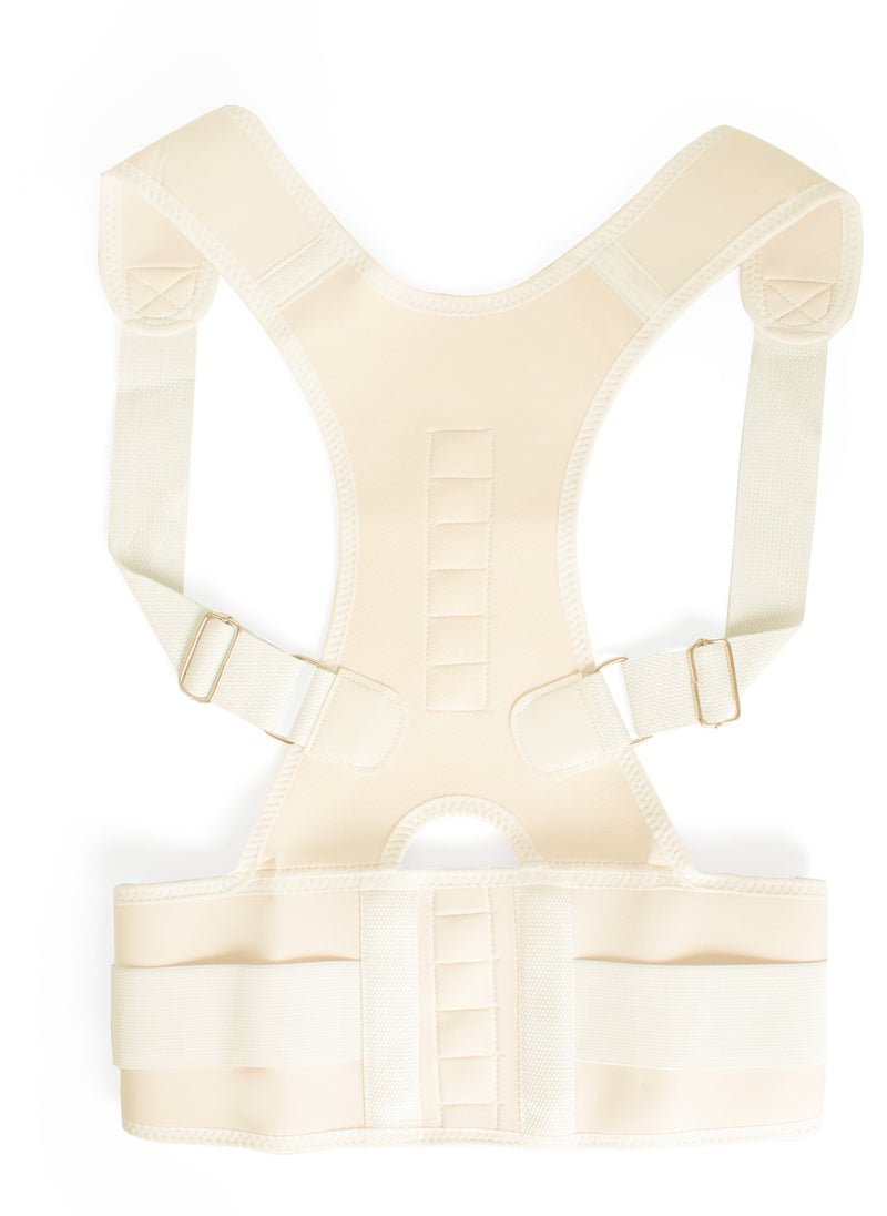 ARINA - Medical Corset Corrected Texture and Back L Size For Men And Women Comfortable White Color And No Pain - Image 1