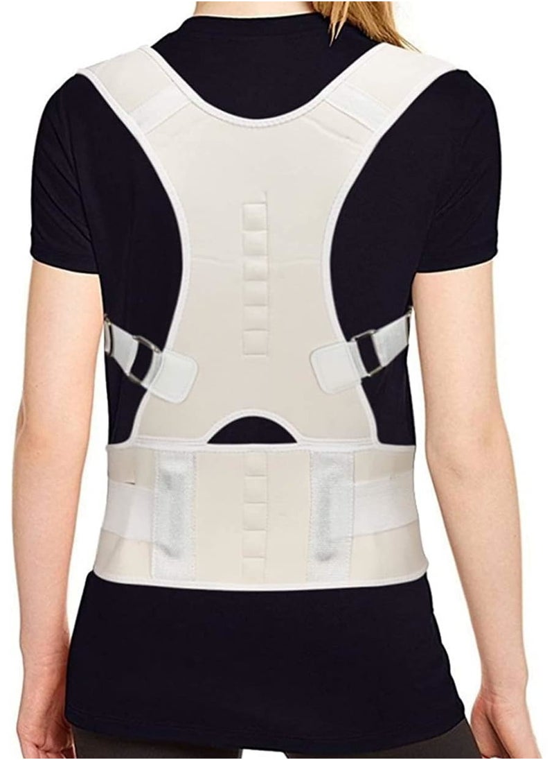 ARINA - Medical Corset Corrected Texture and Back L Size For Men And Women Comfortable White Color And No Pain - Image 1
