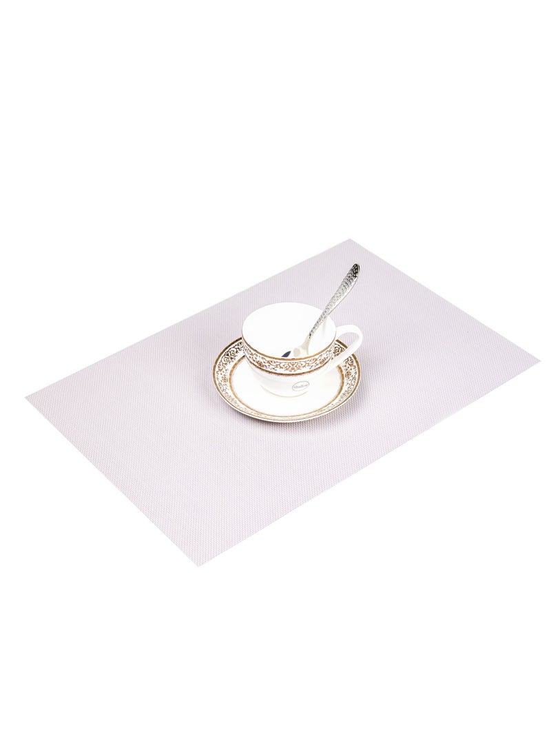 Home حصيرة طاولة عازلة من الفينيل المنسوج غير القابل للانزلاق 30 × 45 سم مقاومة للحرارة قابلة للغسل للاستخدام المنزلي والمطاعم وزينة الحفلات - Image 1