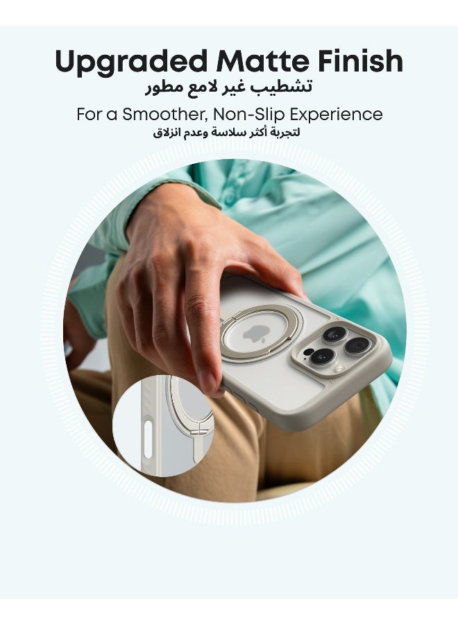 Anker FlexStand Magnetic Phone Case Cover, Anti-Slip and Drop-Proof Protective Cover with Ring Stand, iPhone Mobile Case Compatible with MagSafe, Exclusively Designed for iPhone 15 Pro Max 6.7-Inch - Image 5