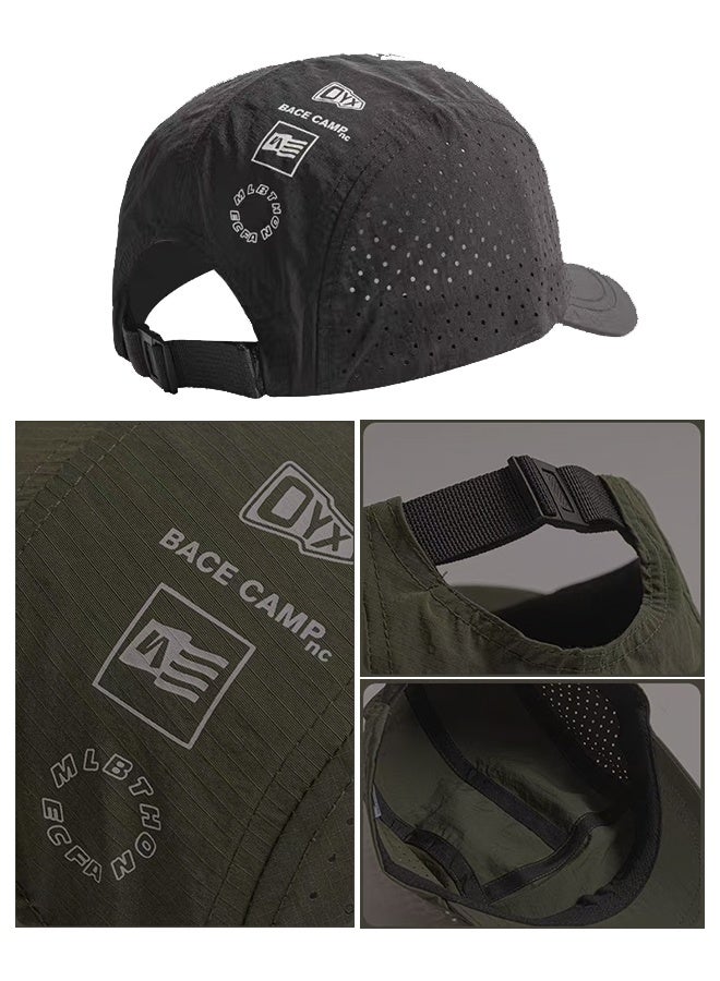 MANBO Quick Dry Baseball Cap , Large Head Size Breathable Mesh Sun Hat, Summer Lightweight Outdoor UV Protection Running Cap - Image 3