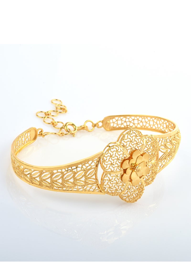 BAFLEH JEWELLERY Minimal Magic: Sleek and Simple 22kt Gold Bangles for a Modern Touch  - Image 1