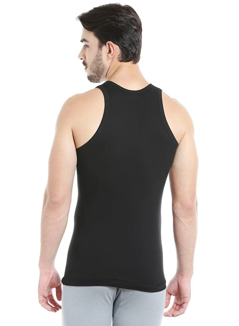 BYC  MEN'S COTTON VEST (PACK OF 3) - BLACK for Men | Best Price UAE