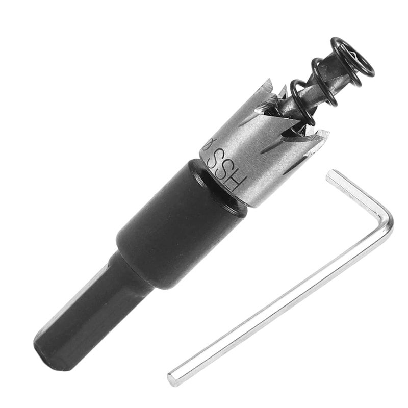 Othmro Utoolmart 14mm Black HSS Drill Bit Hole Saw Cutter 70mm Length for Metal Alloy Wood 1pcs - Image 1