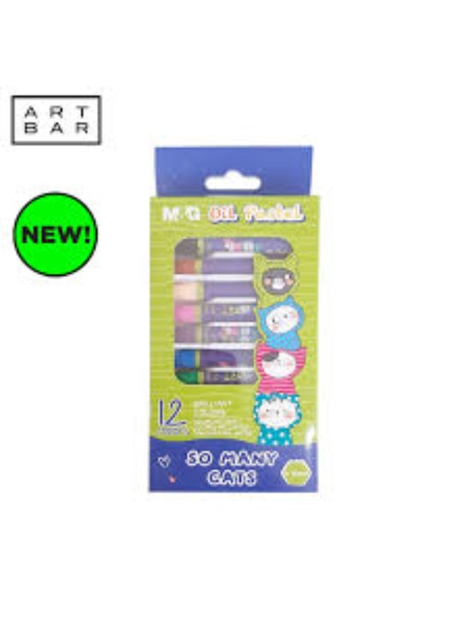 ام اند جي ألوان باستيل زيتية سداسية من إم آند جي - Image 3