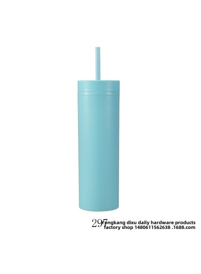 Other Cups Daily Use Kitchen Dining Utensils Tea Cups Mugs Coffee Other Drinking Vessels-Color:297-Capacity:16oz Frosted ~ Straight Suction Cap - Image 1
