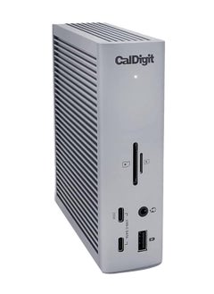 CalDigit TS4 Thunderbolt 4 Dock - 18 Ports, 98W Charging, 3x Thunderbolt 4 40Gb/s, 5 x USB-A, 3 x USB-C (10Gb/s), 2.5GbE, Single 8K or Dual 6K 60Hz Displays, Mac, PC, Chrome Compatible with 0.8m Cable  - Image 1