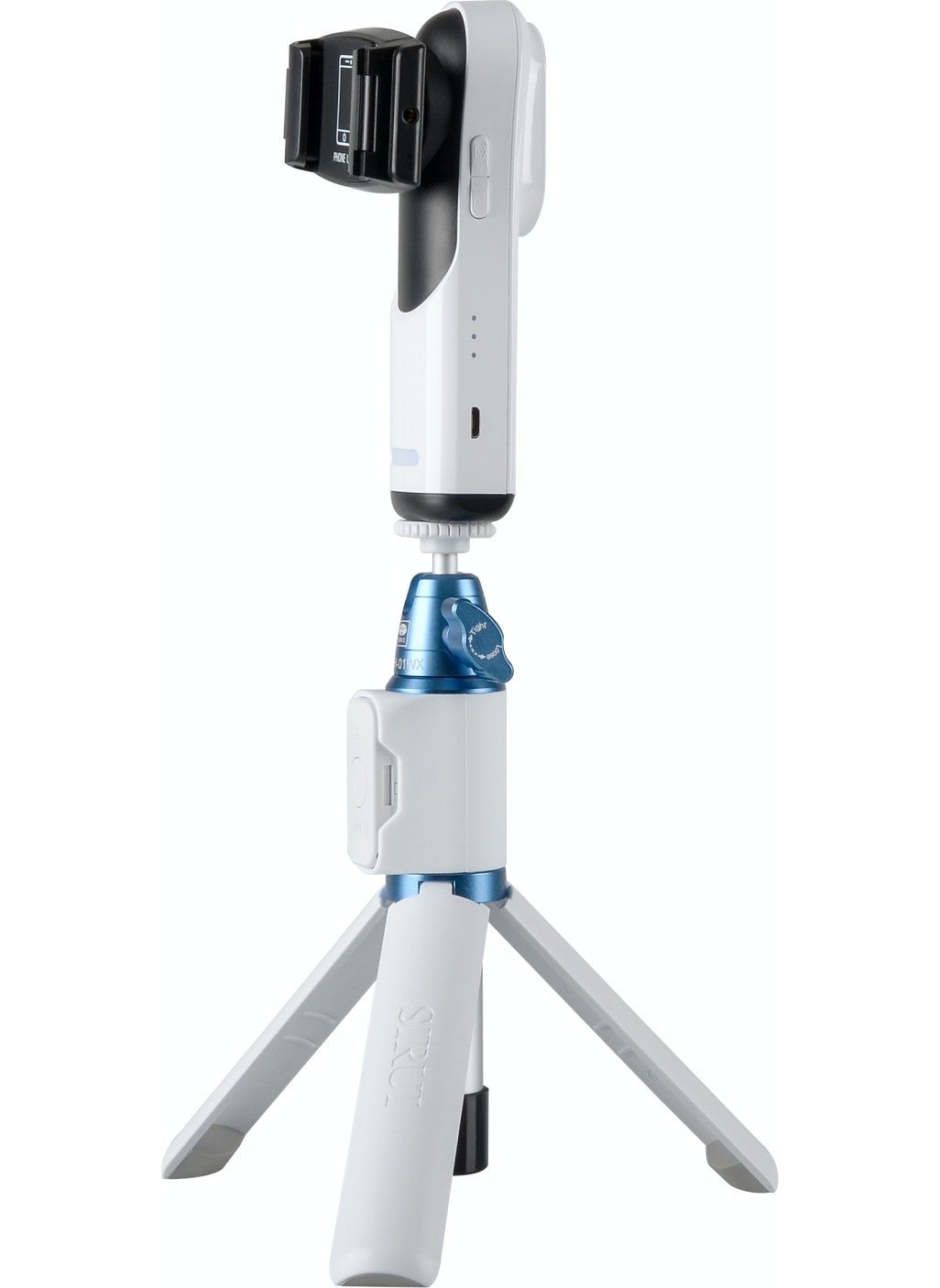 sirui - VK-2W Mobile Gimbal + Multifunctional Table Top Tripod Set White - Image 1